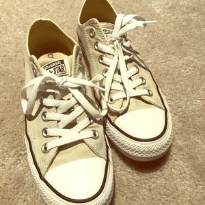 Khaki Beige Surplus White Converse 7 Women’s 5 Men